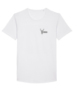 Vânător pasionat Tricou mânecă scurtă guler larg Bărbat Skater