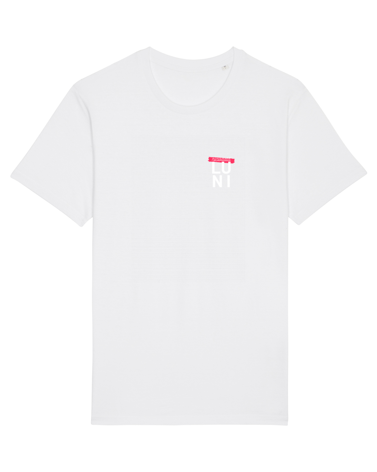 Tricou mânecă scurtă Unisex Rocker White