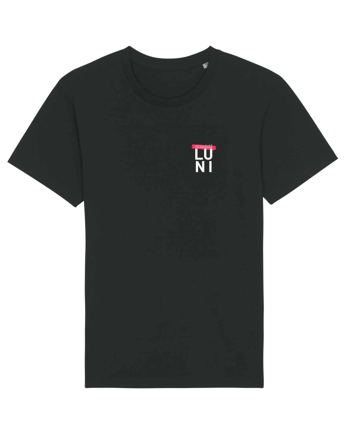 Tricou mânecă scurtă Unisex Rocker Black