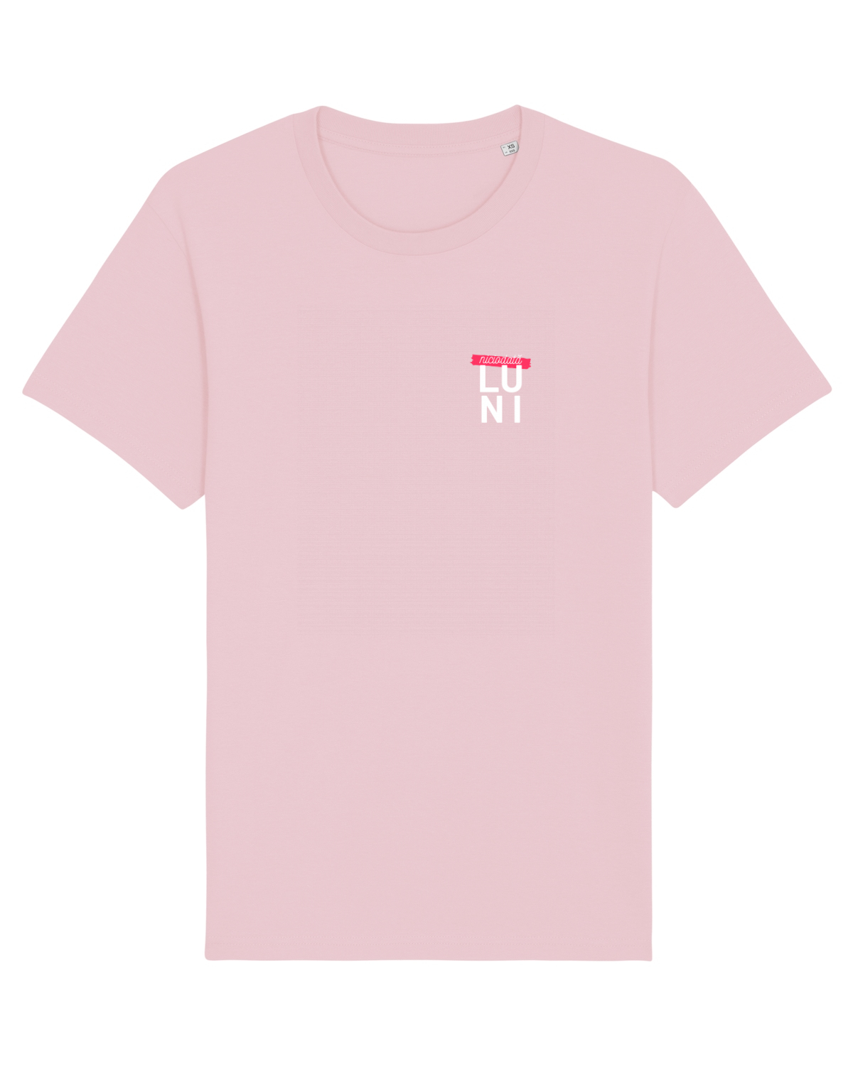 Tricou mânecă scurtă Unisex Rocker Cotton Pink