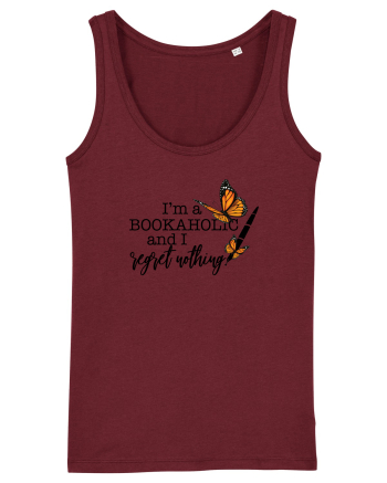 I'm a Bookaholic Burgundy