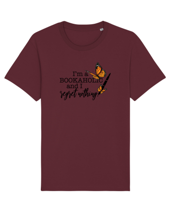 I'm a Bookaholic Burgundy