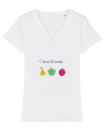 Best friends Tricou mânecă scurtă guler V Damă Evoker