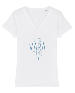 E Vară Tricou mânecă scurtă guler V Damă Evoker