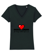 I bring out the worst in you Tricou mânecă scurtă guler V Damă Evoker