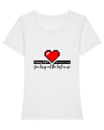 I bring out the worst in you Tricou mânecă scurtă guler larg fitted Damă Expresser