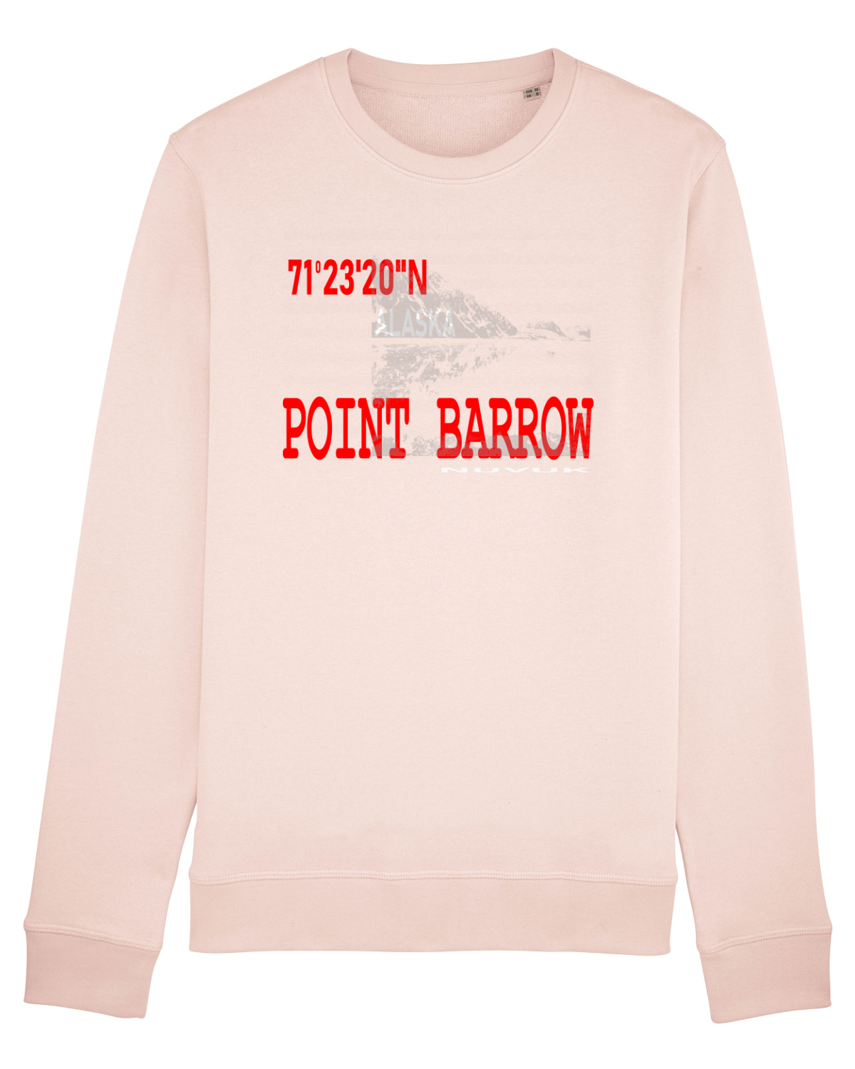 Bluză mânecă lungă Unisex Rise Candy Pink