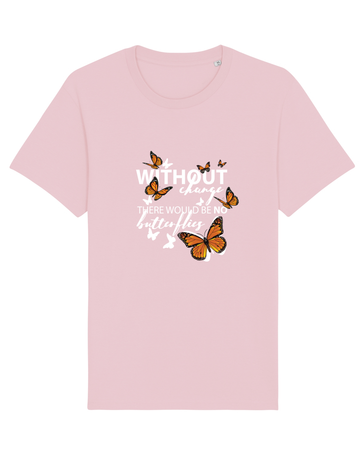Tricou mânecă scurtă Unisex Rocker Cotton Pink