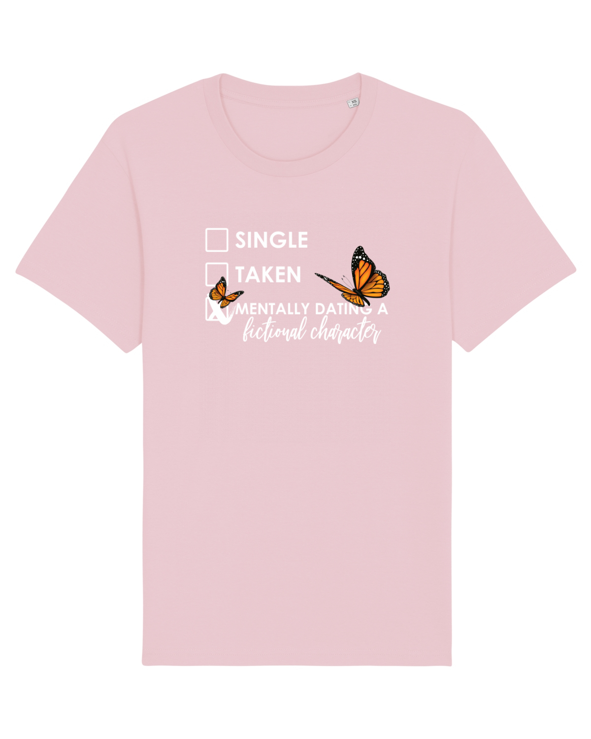 Tricou mânecă scurtă Unisex Rocker Cotton Pink