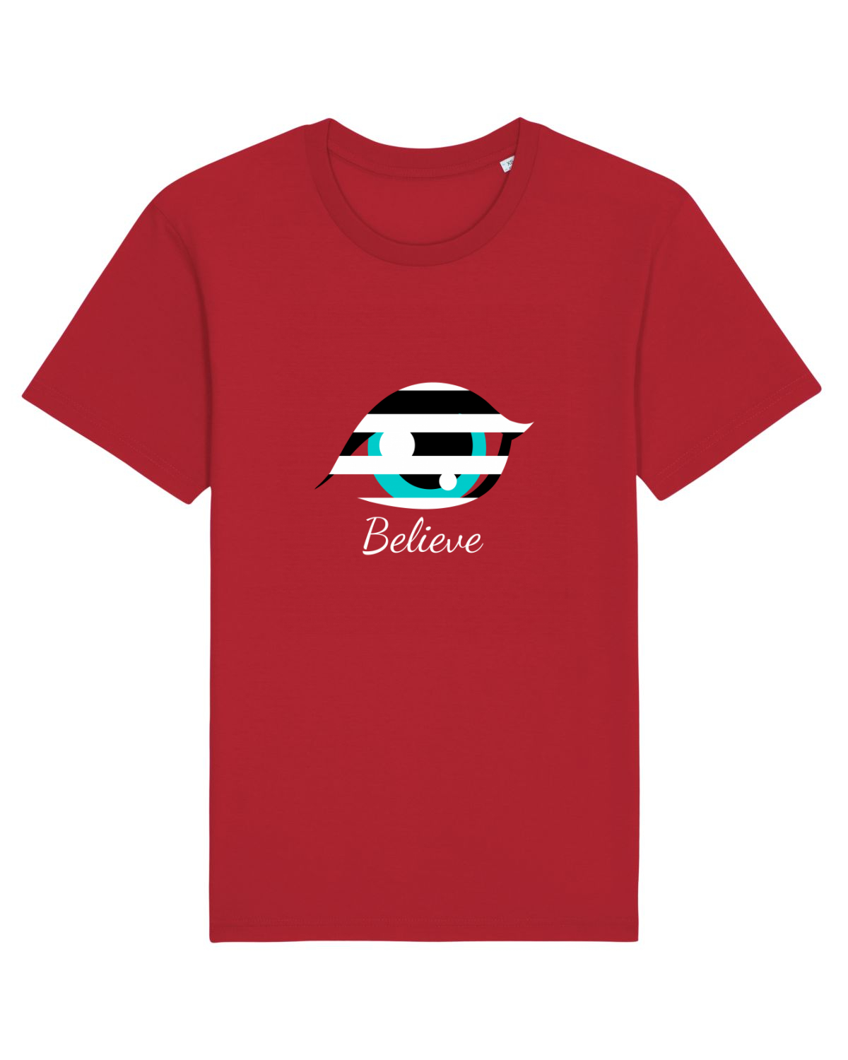 Tricou mânecă scurtă Unisex Rocker Red