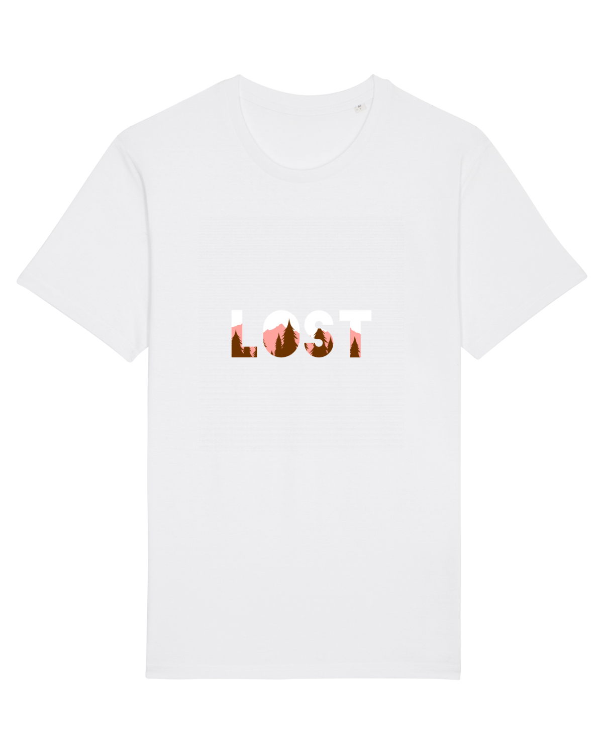 Tricou mânecă scurtă Unisex Rocker White