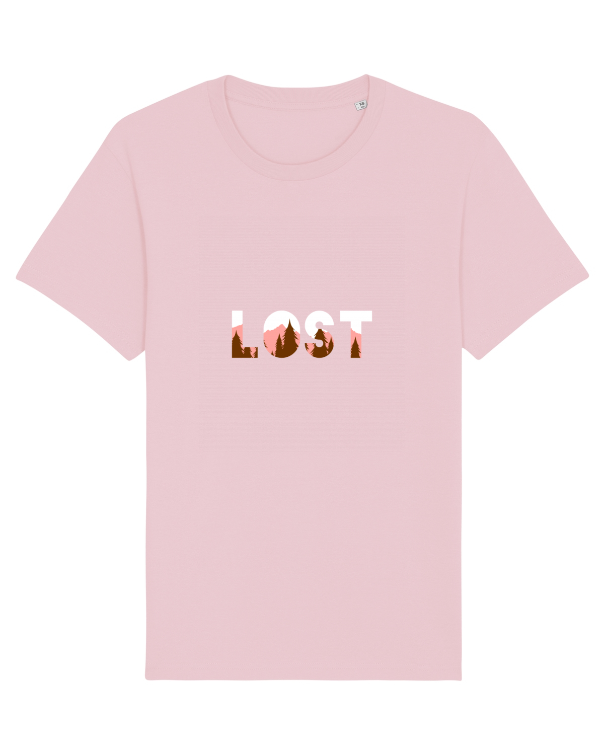 Tricou mânecă scurtă Unisex Rocker Cotton Pink