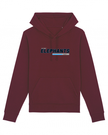 Vegan. Eat What Elephants Eat! Burgundy