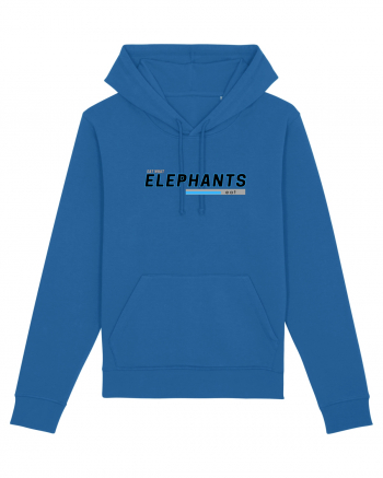 Vegan. Eat What Elephants Eat! Royal Blue