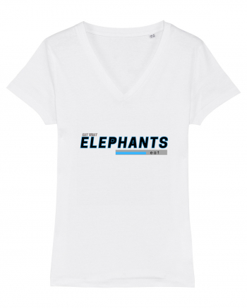 Vegan. Eat What Elephants Eat! White