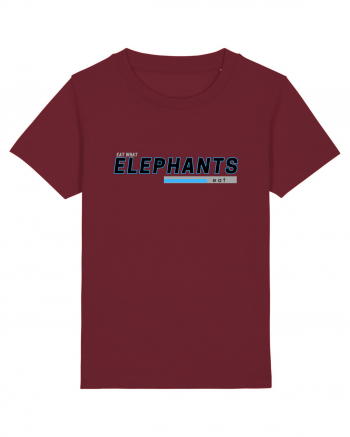 Vegan. Eat What Elephants Eat! Burgundy