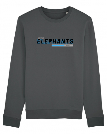 Vegan. Eat What Elephants Eat! Anthracite