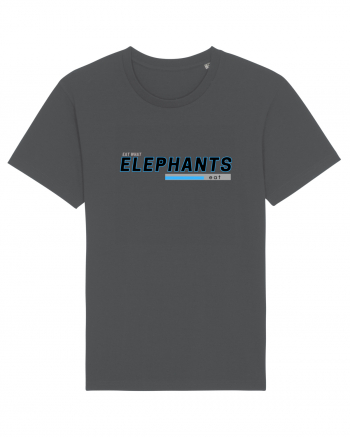 Vegan. Eat What Elephants Eat! Anthracite