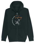 I Am Not Antisocial, I Just Prefer Fishing Hanorac cu fermoar Unisex Connector