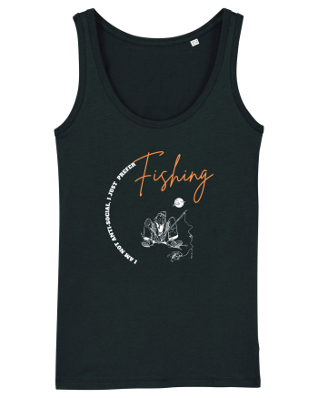 I Am Not Antisocial, I Just Prefer Fishing Black