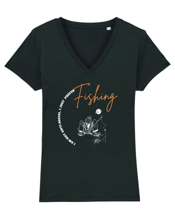 I Am Not Antisocial, I Just Prefer Fishing Black