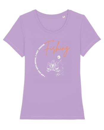I Am Not Antisocial, I Just Prefer Fishing Lavender Dawn