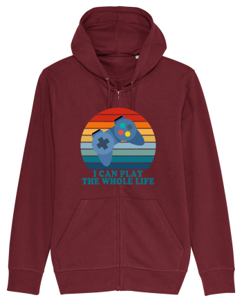 I Can Play The Whole Life Burgundy
