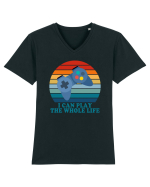 I Can Play The Whole Life Tricou mânecă scurtă guler V Bărbat Presenter