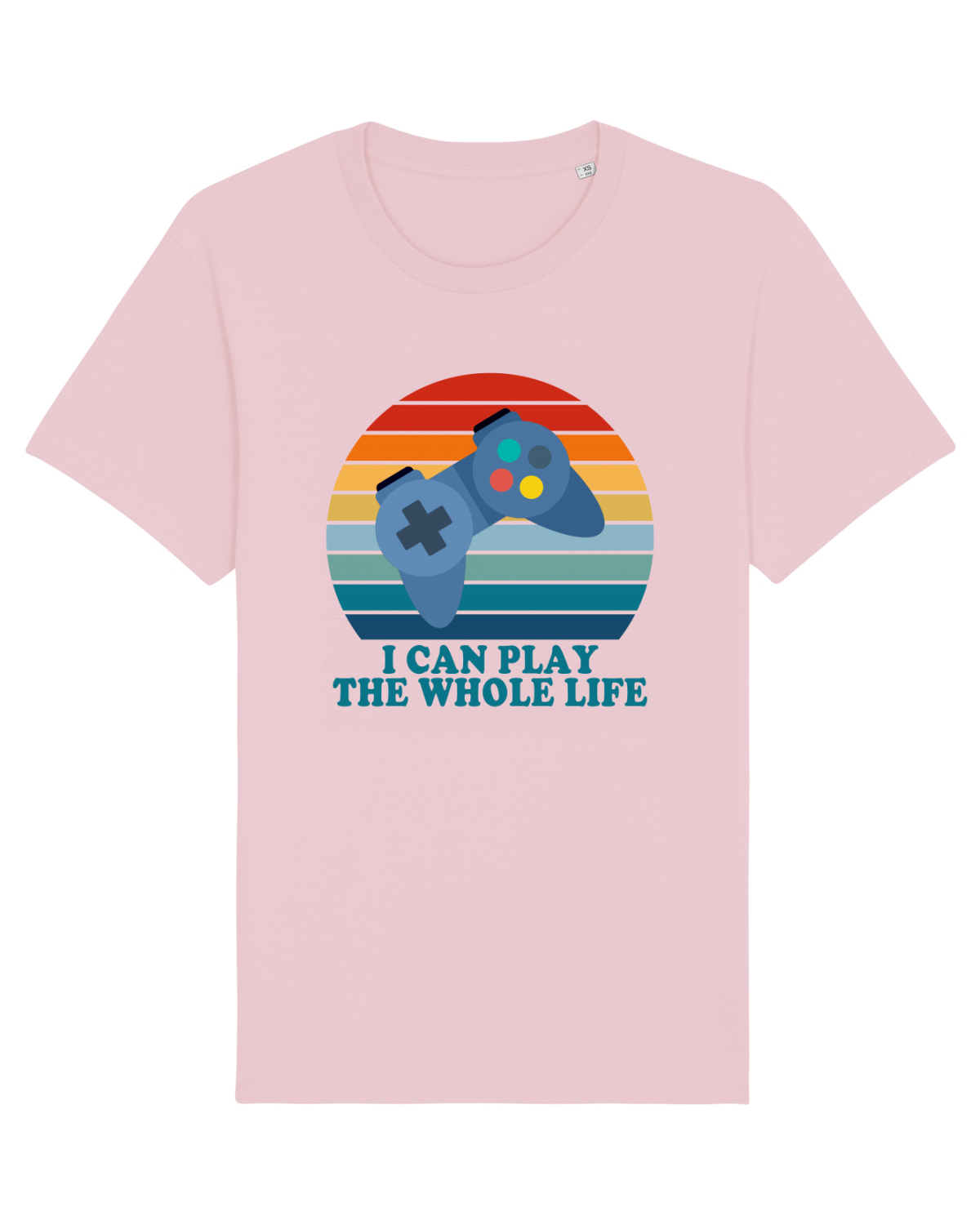Tricou mânecă scurtă Unisex Rocker Cotton Pink