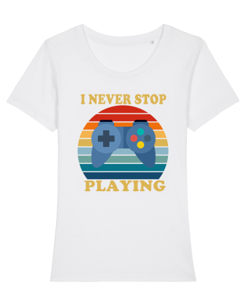I Never Stop Playing White