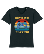 I Never Stop Playing Tricou mânecă scurtă guler V Bărbat Presenter