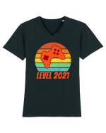 Level 2021 Tricou mânecă scurtă guler V Bărbat Presenter