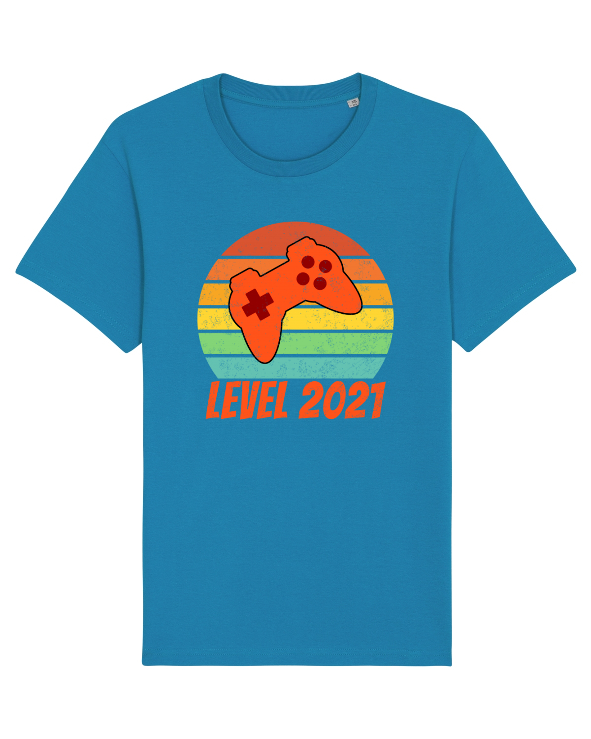 Tricou mânecă scurtă Unisex Rocker Azur