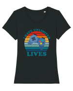 I Have Unlimited Lives Tricou mânecă scurtă guler larg fitted Damă Expresser