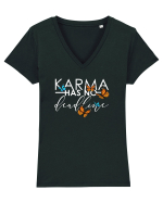 KARMA has NO Deadline Tricou mânecă scurtă guler V Damă Evoker