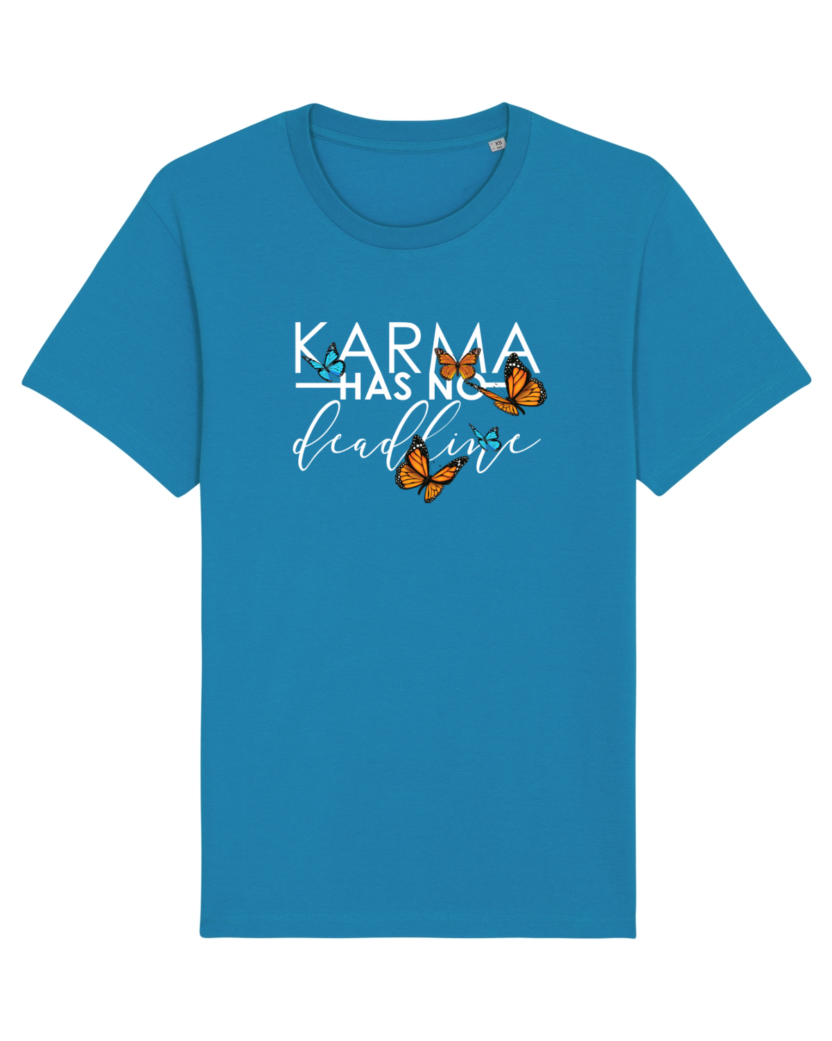 Tricou mânecă scurtă Unisex Rocker Azur