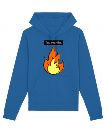 Find your fire Royal Blue