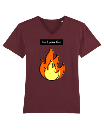 Find your fire Burgundy