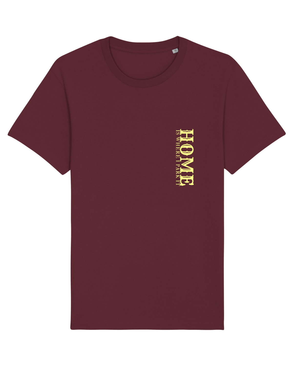 Tricou mânecă scurtă Unisex Rocker Burgundy