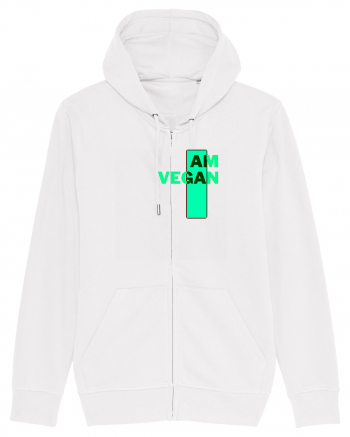 I Am Vegan White