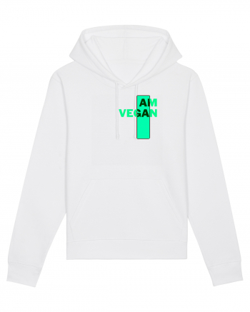 I Am Vegan White