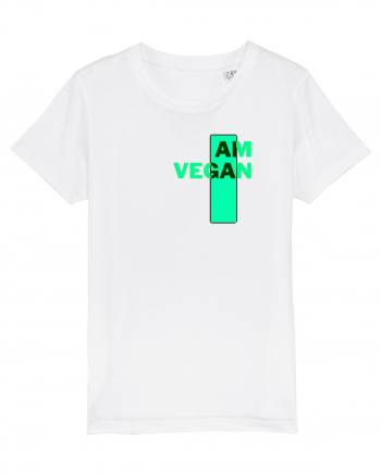 I Am Vegan White