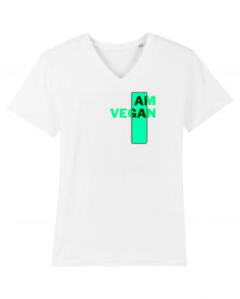 I Am Vegan White