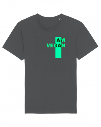 I Am Vegan Anthracite