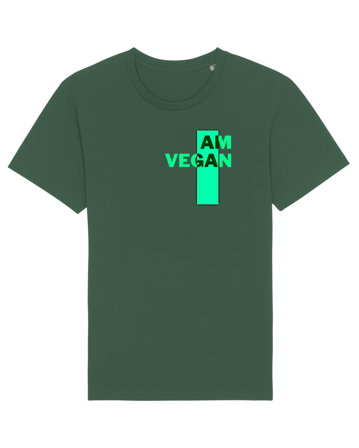 Tricou mânecă scurtă Unisex Rocker Bottle Green