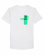 I Am Vegan Tricou mânecă scurtă guler larg Bărbat Skater