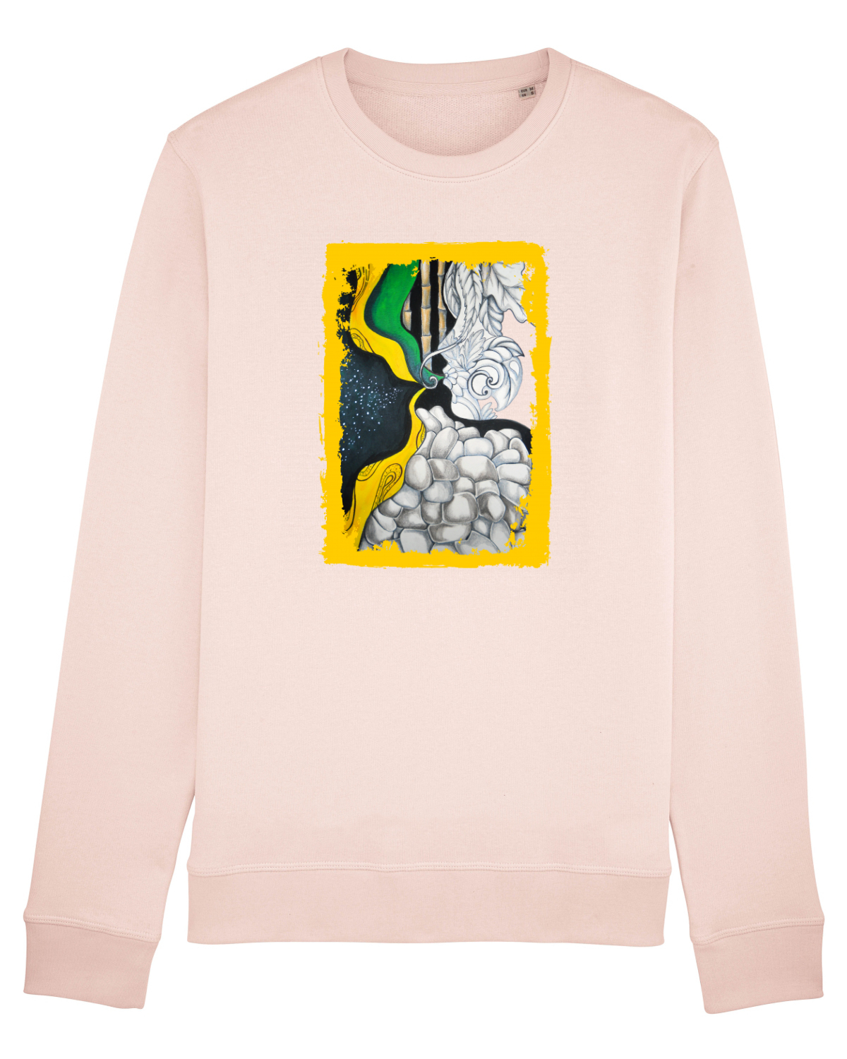 Bluză mânecă lungă Unisex Rise Candy Pink