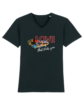 Love. Abstract Art Black
