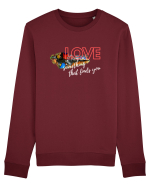 Love. Abstract Art Bluză mânecă lungă Unisex Rise