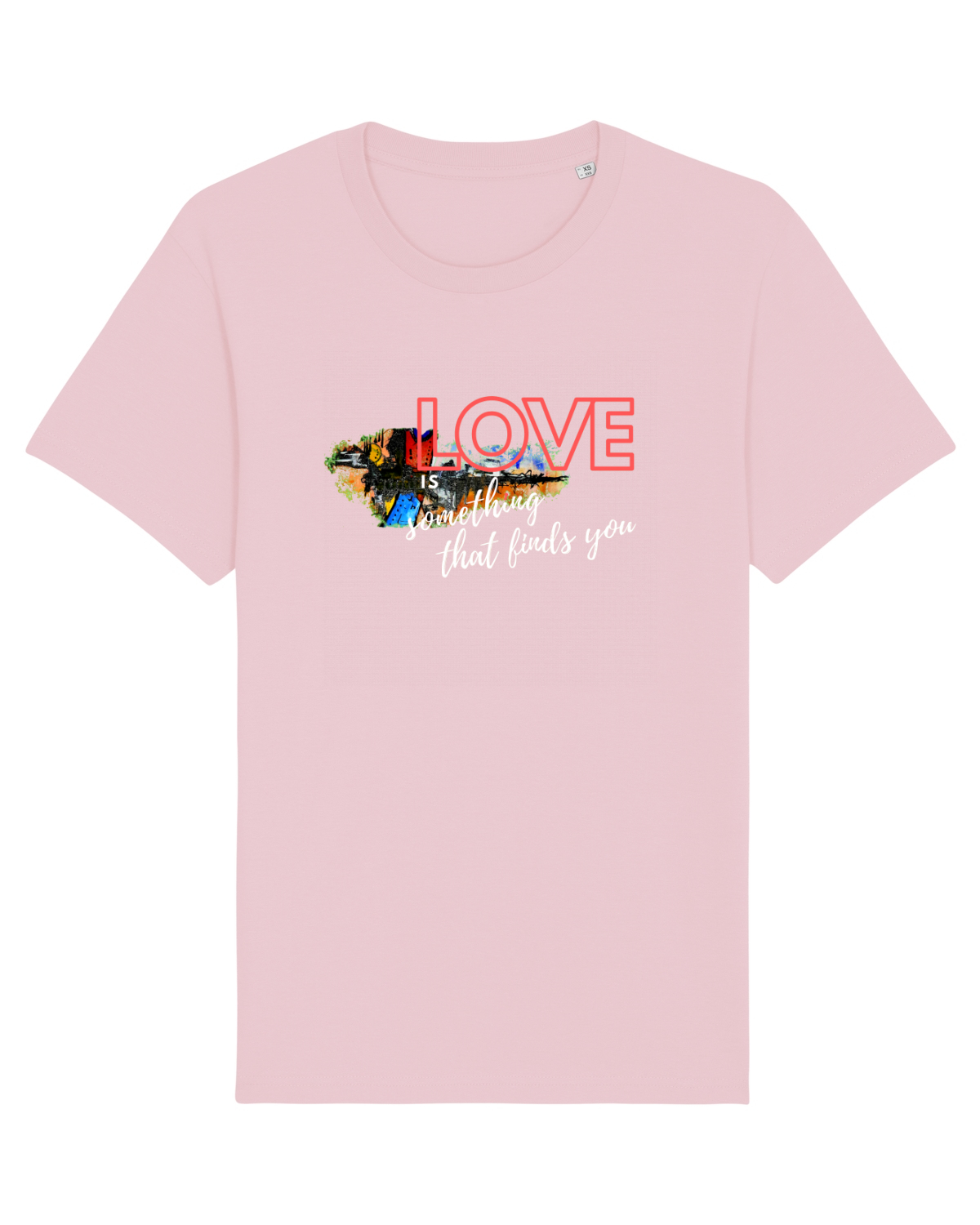 Tricou mânecă scurtă Unisex Rocker Cotton Pink